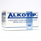 WIPES SWABS 70% ISOPROPYL ALCOHOL ALKOTIP QUALITY BRAND 100 SWABS G6 0100-E