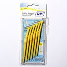TePe  TE-PE ANGLE YELLOW  INTERDENTAL BRUSH ISO SIZE 4, 0.7MM X 6 DENTAL BRUSHES
