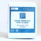 GAUZE SWABS WOVEN CE QUALITY FIRST AID  10 X10CM, ONE PACK OF 1X100, 12PLY