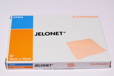JELONET 10 X 10CM PARAFFIN GAUZE DRESSING FIRST AID X10