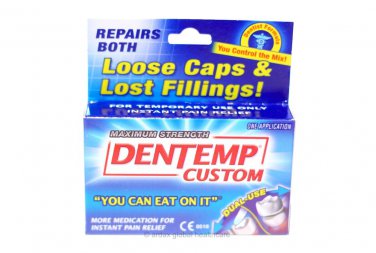 DENTEMP CUSTOM ONE USE TEMPORARY TOOTH FILLING MIX
