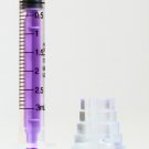 ORAL SYRINGE 3ML REUSABLE PURPLE BARREL & ADAPTOR X 5