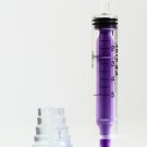 ORAL SYRINGE 5ML REUSABLE  PURPLE & ADAPTOR X 5 PACKS