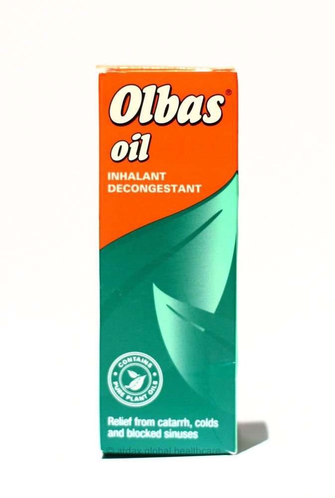 OLBAS OIL NASAL DECONGESTANT INHALANT COLDS SINUS 28ML