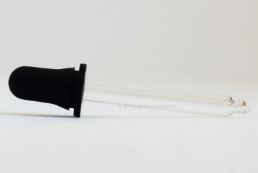 MEDICINE DROPPER & EYE PIPETTE GLASS REUSABLE X 6 PACKS