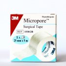 MICROPORE TAPE 2.5CM X 5M  GENUINE 3M BRAND X 1 ROLL