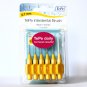 Tepe Te-pe Interdental Brush Yellow ISO Size 4, 0.7mm X 6 Brushes Per Pack
