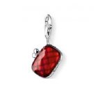 Red Clutch Purse Charm Pendant Dangle fits European Charm Bracelet Story Living Locket Lobster Clasp