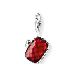 Red Clutch Purse Charm Pendant Dangle fits European Charm Bracelet Story Living Locket Lobster Clasp