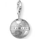 Globe Earth Charm Pendant Dangle fits European Charm Bracelet Story Locket Lobster Clasp