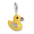 Rubber Duck Charm Pendant Dangle fits European Charm Bracelet Story Locket Lobster Clasp
