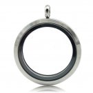 Silver Color Large Living Locket 30mm Stainless Steel High Quality