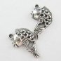 12pcs Tibetan Silver Metal Alloy Charm Charms Pendant Butterfly "Bepa" 13x13mm