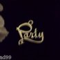 12pcs Tibetan Silver Metal Alloy Charm Charms Pendant Party Word 19x21mm