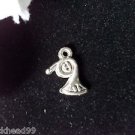 8pcs Tibetan Silver Metal Alloy Charm Charms Tiny Horn 13x9mm