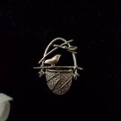 8pcs Tibetan Silver Metal Alloy Charm Charms Pendant Birds Nest 23x20mm