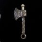 12pcs Tibetan Silver Metal Alloy Charm Charms Pendant Axe Tool 29x10mm
