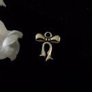 12pcs Tibetan Silver Metal Alloy Charm Charms Pendant Pretty Bow Ribbon 15x12mm