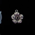 8pcs Tibetan Silver Metal Alloy Charm Charms Pendant Flower 1 19x17mm
