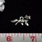 12pcs Tibetan Silver Metal Alloy Charm Charms Pendant 3D Fox 11x21mm
