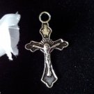 8pcs Tibetan Silver Metal Alloy Charm Charms Pendant Cross Crucifix 30x17mm