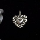 12pcs Tibetan Silver Metal Alloy Charm Charms Pendant Double Sided Heart 12x12mm