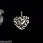 12pcs Tibetan Silver Metal Alloy Charm Charms Pendant Double Sided Heart 12x12mm