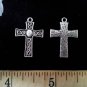 12pcs Tibetan Silver Metal Alloy Charm Charms Pendant Mixed Crosses 2