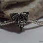 1pc Tibetan Silver Bat Flying Animal Halloween Large Hole European Bead Charm