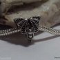 1pc Tibetan Silver Bat Flying Animal Halloween Large Hole European Bead Charm