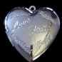 Silver Plated Heart Locket 45mmX40mm 2