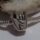 1pc Tibetan Silver Hang Loose Hand Spacer Large Hole European Bead Charm