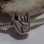 1pc Tibetan Silver Hang Loose Hand Spacer Large Hole European Bead Charm