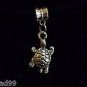 1pc Silver Tone Charm Dangle Spacer Large Hole Bead European Bracelet Turtle