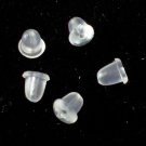 100pcs Rubber Earring Backs Ear Nuts Safety Stoppers Findings Canada Ship