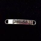 8pcs Tibetan Silver Metal Alloy Charm Charms Pendant Link Peace 39x6mm