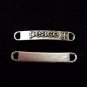 8pcs Tibetan Silver Metal Alloy Charm Charms Pendant Link Peace 39x6mm