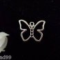 12pcs Tibetan Silver Metal Alloy Charm Charms Pendant Hollow Butterfly 16x19mm