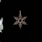 12pcs Tibetan Silver Metal Alloy Charm Charms Pendant Snowflake 23x18mm