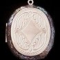 Silver Plated Oval Locket 47mmX40mm 1