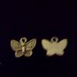 12pcs Tibetan Silver Metal Alloy Charm Charms Pendant Small Butterfly 11x13mm