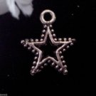 12pcs Tibetan Silver Metal Alloy Charm Charms Star 19x15mm