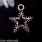 12pcs Tibetan Silver Metal Alloy Charm Charms Star 19x15mm