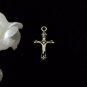 12pcs Tibetan Silver Metal Alloy Charm Charms Pendant Mini Cross Crucifix 19x6mm