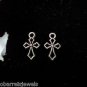 16pcs Tibetan Silver Metal Alloy Charm Charms Pendant Tiny Cross 16x10mm