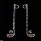 12pcs Tibetan Silver Metal Alloy Charm Charms Pendant Golf Club 32x7mm