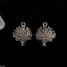 12pcs Tibetan Silver Metal Alloy Charm Charms Pendant Tree of Life 21x19mm