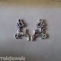 8pcs Tibetan Silver Metal Alloy Charm Charms Pendant Reindeer Fancy 23x15mm