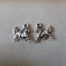 12pcs Tibetan Silver Metal Alloy Charm Charms Pendant Prancing Horse 17x17mm