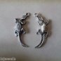 10pcs Tibetan Silver Metal Alloy Charm Pendant Alligator Crocodile 40x12mm